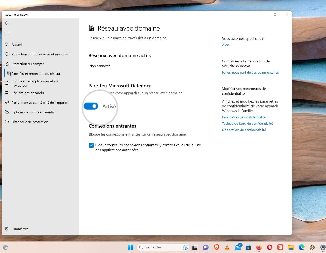 Comment désactiver le pare-feu sous Windows