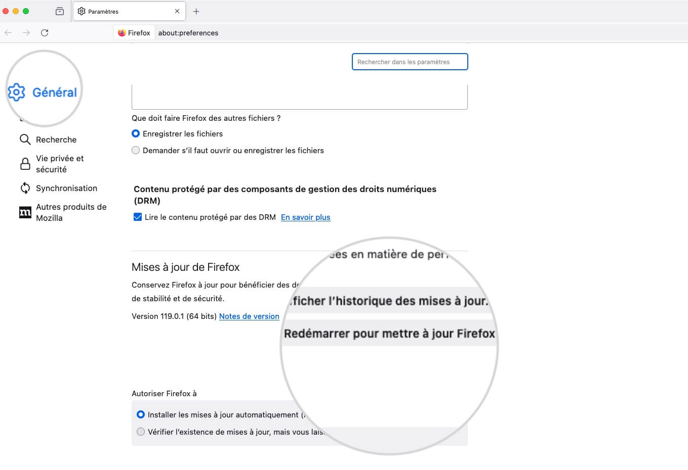 Comment mettre à jour Mozilla Firefox