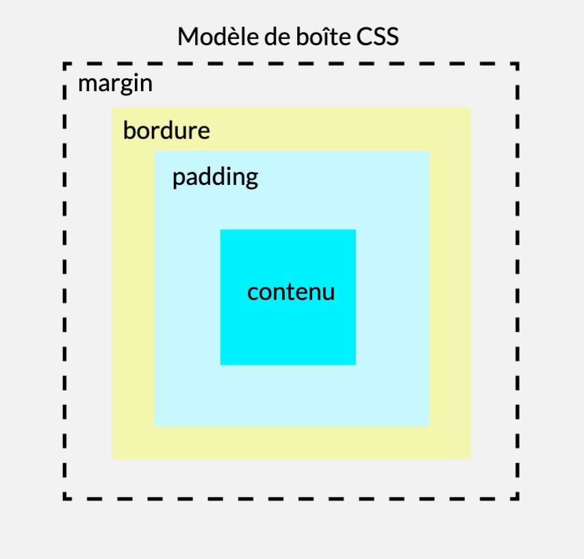 Modèle de boîte CSS