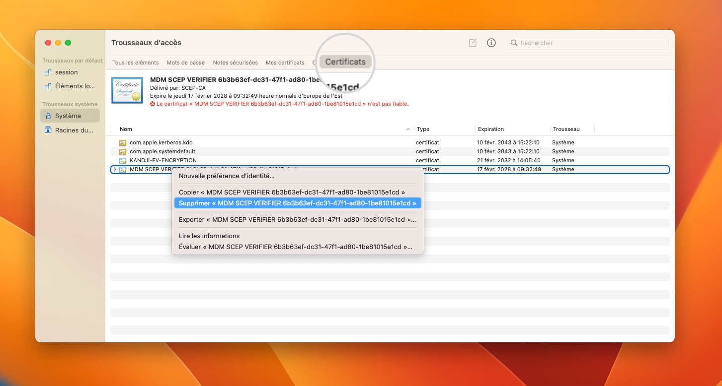 Supprimez les certificats SSL corrompus sur Mac pour corriger ERR_SSL_VERSION_OR_CIPHER_MISMATCH