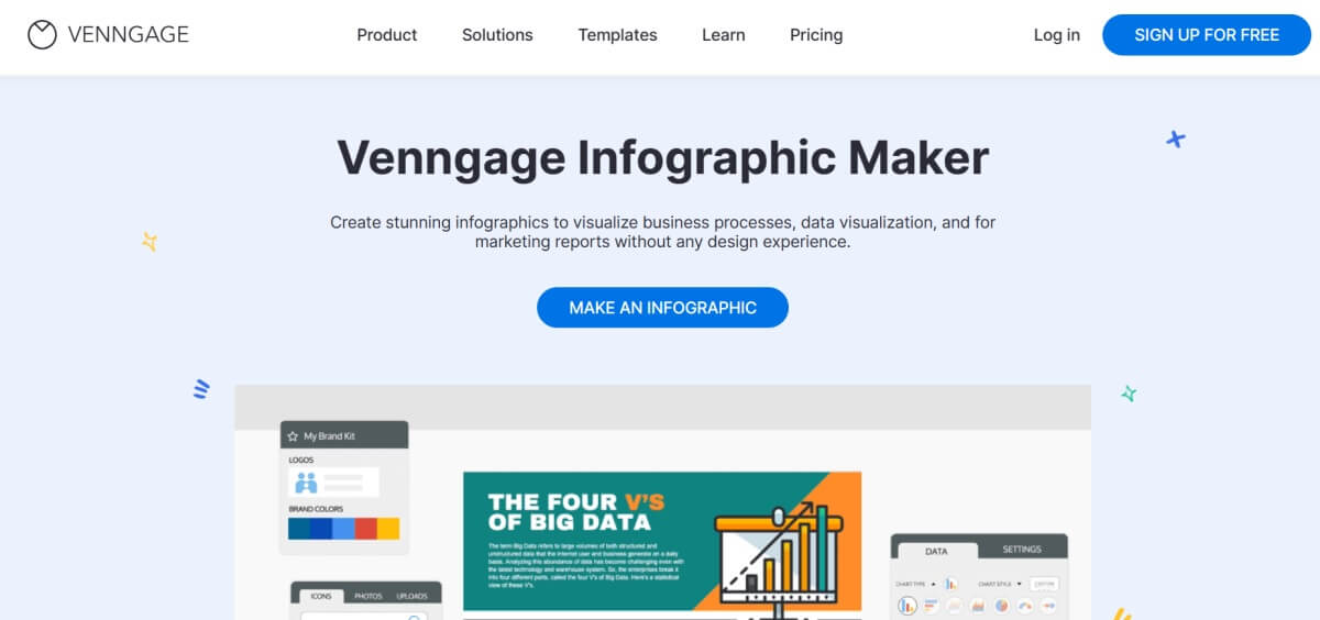 Créateur d'infographie Venngage