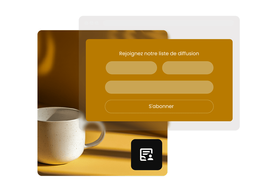 Plateforme d'Email Marketing pour créer des campagnes automatisées, des formulaires d'abonnement et des workflows d'engagement client depuis un tableau de bord centralisé